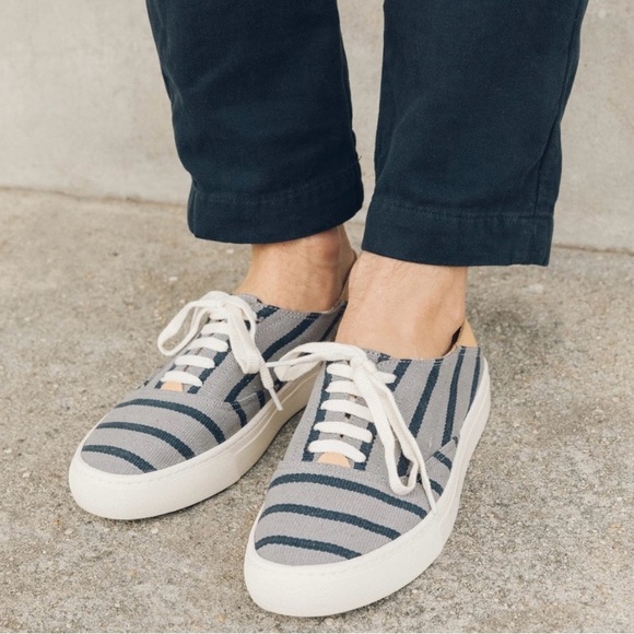 Soludos Striped Convertible Sneakers Size 9 - Picture 1 of 12